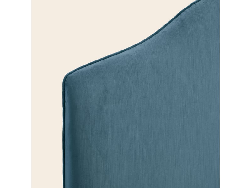  Tête de lit tapissée en tapissée de velours uni dalila  cephee 26065 - Conforama C