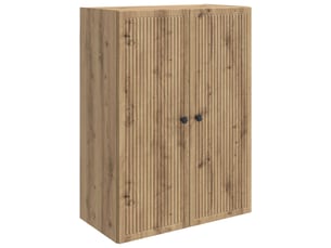 Armoire     <strong></strong> <strong></strong> coloris bois clair largeur 66 cm