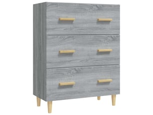 Buffet - bahut - meuble de rangement sonoma gris 70x34x90 cm bois d'ingénierie