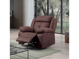Fauteuil relax manuel ADOLIS ALTOBUY Polyester marron