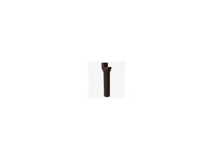 Jeu de pied (x4) bois massif 8096007 hauteur 220 cm bois foncé