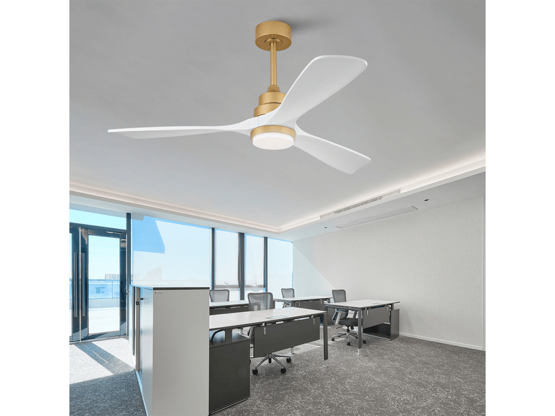  Ventilateur de plafond de 132 cm (52 ​​pouces) avec lumières, télécommande et fonction de gradation  - Conforama D