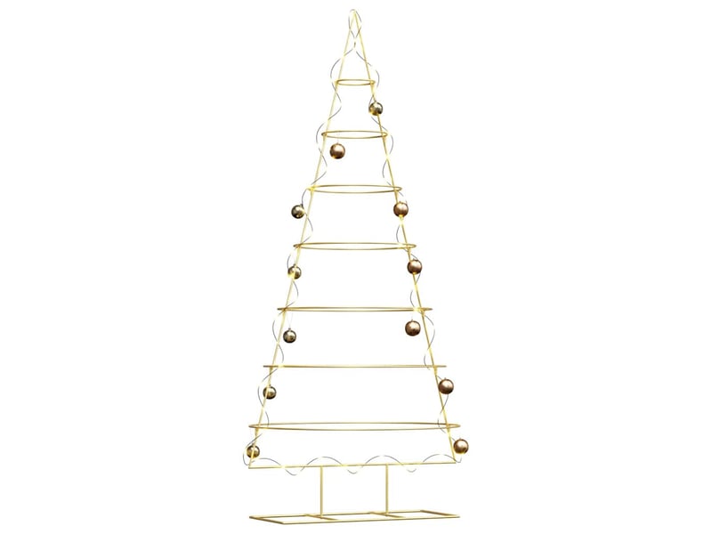  Arbre de noël, décoration de noël en métal doré 209 cm acier peint par poudre cf61733  - Conforama C
