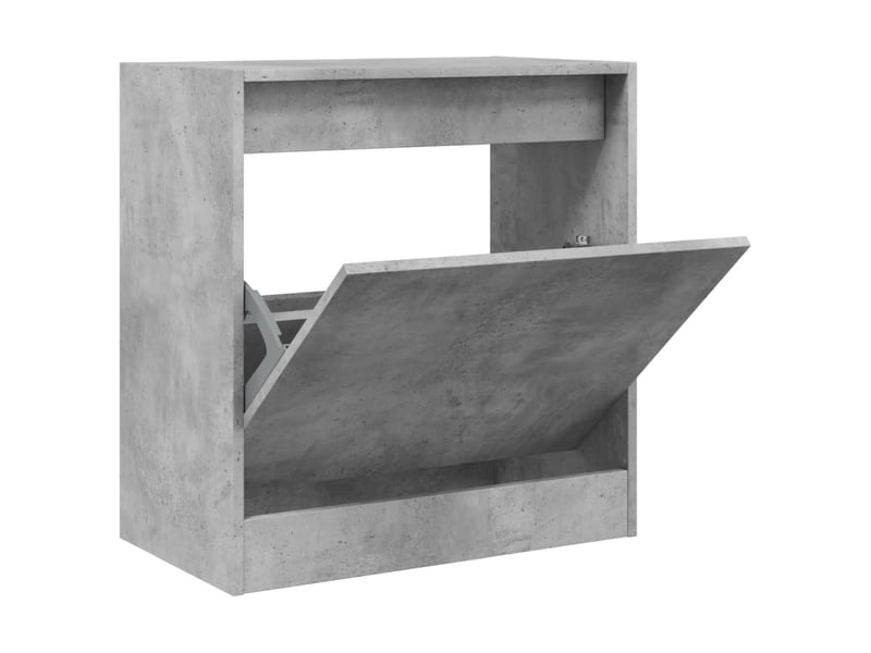  Meuble à chaussure, armoire à chaussures gris béton 60x34x63,5 cm bois d'ingénierie  - Conforama A