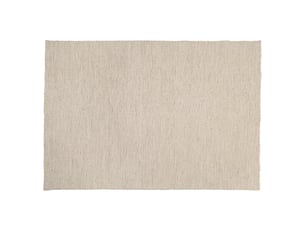Quentin - tapis rectangulaire 300x400cm laine tissée couleur blancmarron