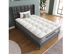 Matelas 90x200 cm <strong>MODENUIT </strong> <strong></strong> Ressorts ensachés + mousse soutien Medium épaisseur 20 cm