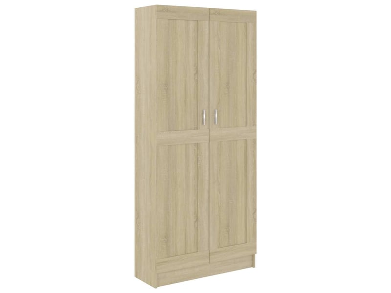  Bibliothèque, meuble de rangement salon chêne sonoma 82,5x30,5x185,5 cm bois d'ingénierie  - Conforama A