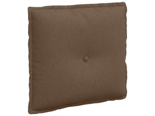 Coussin de dos, coussin de dossier marron 50 x 19 x 45 cm tissu cf54809