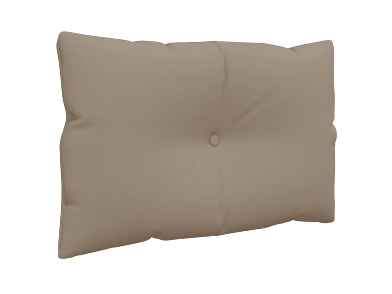  Lot de 2 coussins de palette, coussins de canapé taupe tissu cf59624  - Conforama D