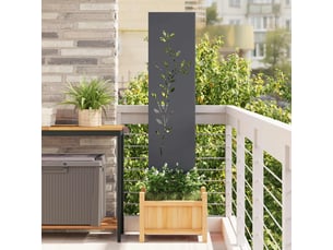 Vidaxl écran de confidentialité de jardin anthracite 32 x 140 cm