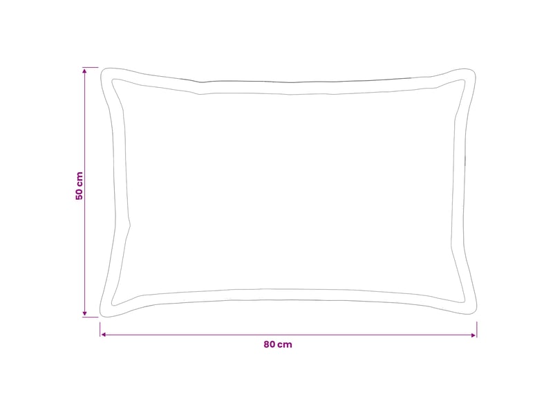 Lot de 6 housses de coussin houten taupe 50 x 80 cm tissu chenille cf49864 - Conforama E