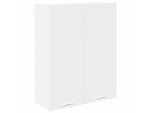 Meuble de rangement cuisine, armoire suspendue blanc 80x31x100cm bois d'ingénierie