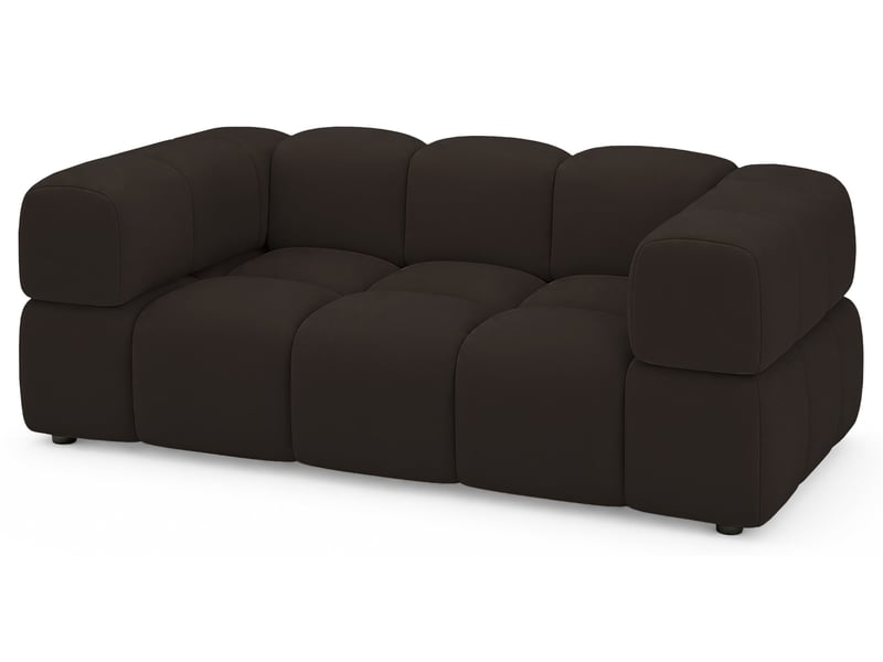  Selsey hollme - canapé - 190 cm - velours marron Hollme - Conforama C