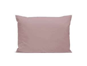 Taie d'oreiller unie 50x75cm percale lilas