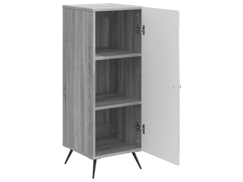  Buffet - bahut - meuble de rangement sonoma gris 33 x 34,5 x 90 cm bois d'ingénierie  - Conforama E