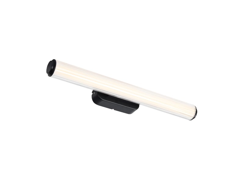  Applique murale intérieur, salle de bain led intégrée, virelle 50 en plastique noir, ip44, nordlux 2610241003 - Conforama C