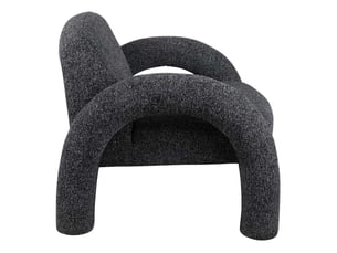 Fauteuil fixe <strong>LEITMOTIV</strong> <strong></strong> Coton / Polyester noir