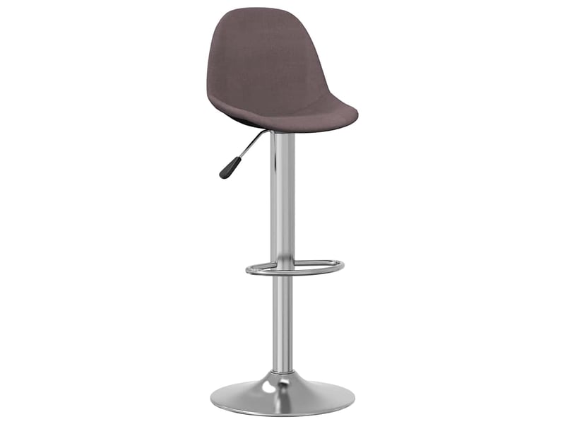  Lot de 2 tabouret de bar, chaise de bar taupe tissu shl22148  - Conforama A