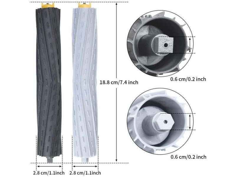  Kit 2 brosses rouleau pour irobot série 800900, compatible roomba 850860870880890960980  - Conforama B