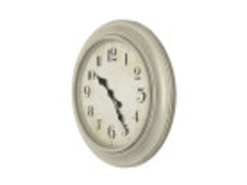  Horloge murale fabrilamp lamba ø 46 cm blanc 192410001 - Conforama D