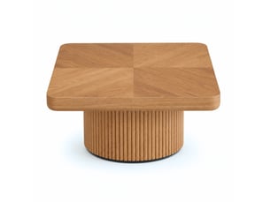 Table basse carré(e) coloris bois clair MAISENTIEL  - 78 cmx78 cm