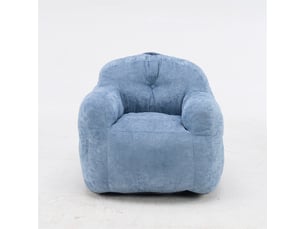 Pouf / repose pied MAISONORA  bleu