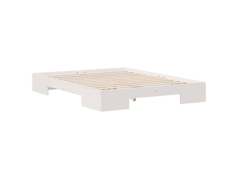  Lit double- lit adulte -  cadre de lit blanc 160 x 200 cm  - Conforama C