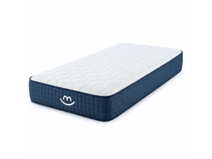 Matelas 90x200 cm MORPHEA  Mila Ressorts ensachés + mousse soutien Medium épaisseur 22 cm