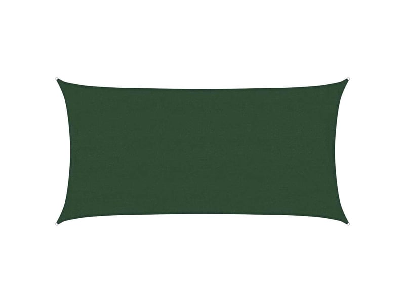  Voile d'ombrage - voile d'ombre - voile parasol 160 gm² vert foncé 4x7 m pehd  - Conforama A