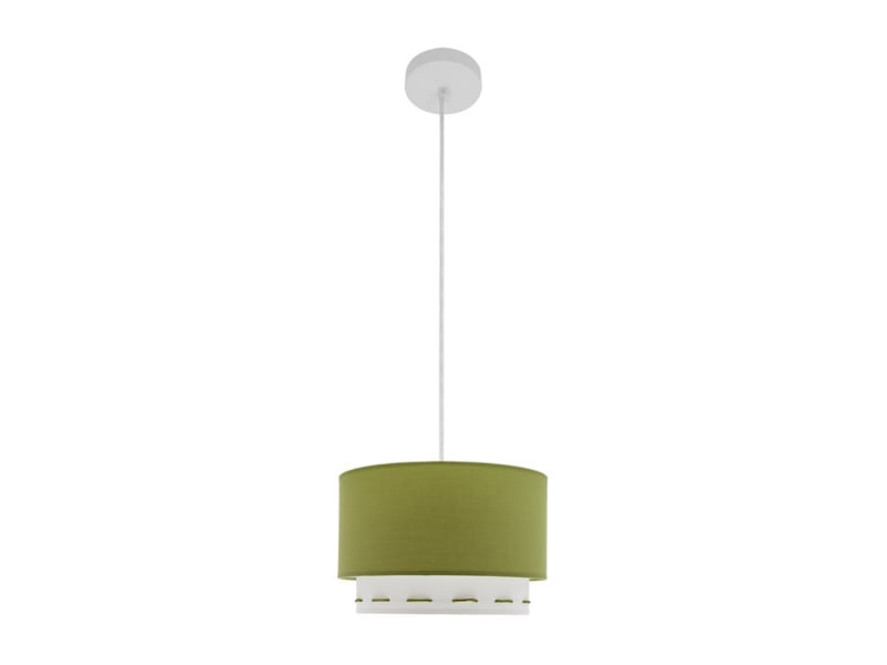  Suspension enfant fabrilamp trazos vert 1xe27 hauteur réglable 30-76 cm ø30 cm 111293006 - Conforama A