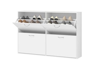 Meuble à chaussures 12 paire(s)  <strong></strong>  <strong></strong> coloris blanc