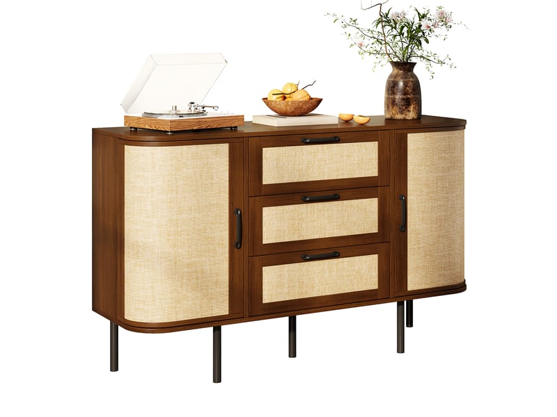  Lit banquette 140x200 cm en velours beige avec coffre hydraulique, éclairage led, ports usb et dossier  - Conforama A