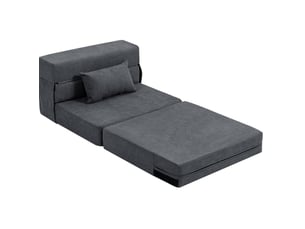 Fauteuil convertible  ULEVR Tissu gris