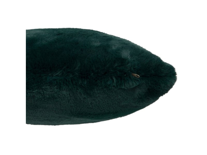  Coussin carré en polyester vert foncé 44x41cm  - Conforama B
