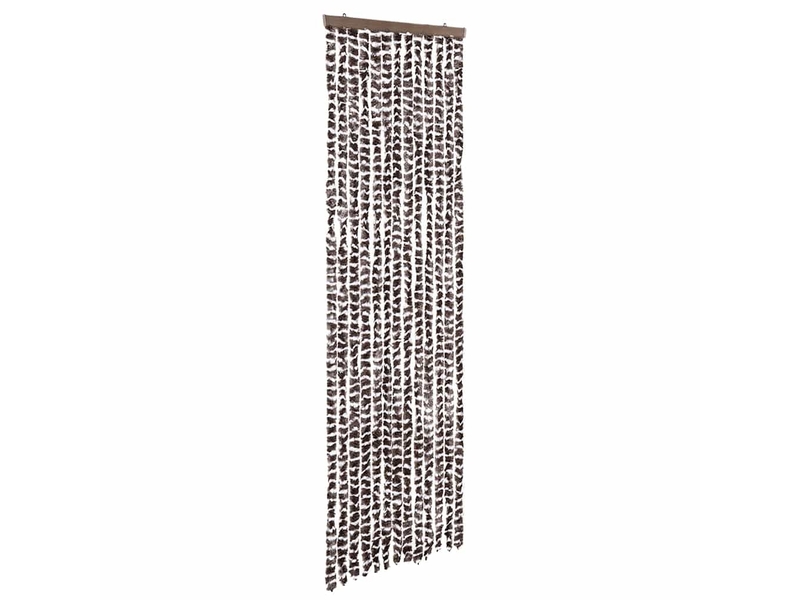  Rideau anti-mouches, moustiquaire beige et marron 56x200 cm chenille cf43500  - Conforama A
