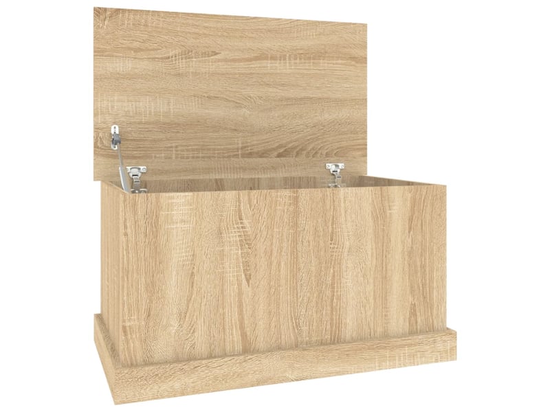  Coffre de rangement, boîte de rangement chêne sonoma 70x40x38 cm bois d'ingénierie  - Conforama A