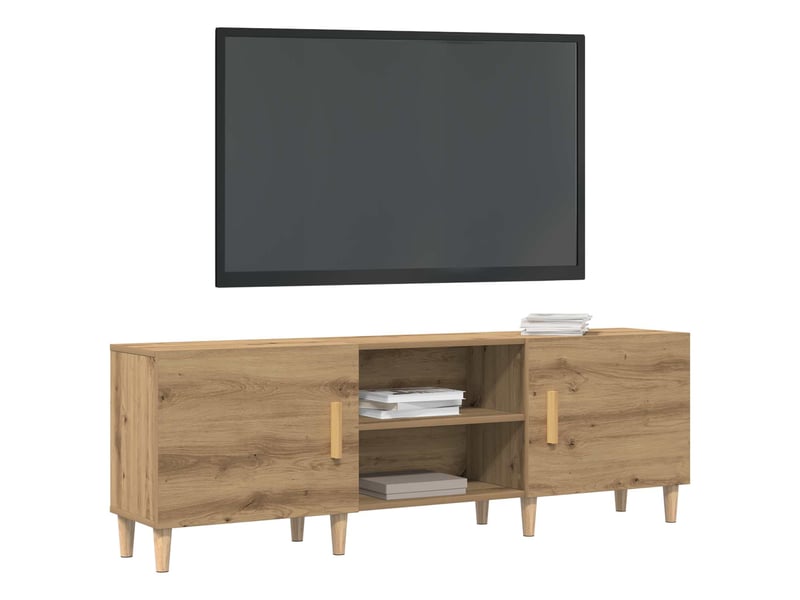  Meuble tv - banc tv - meuble de rangement 150 x 30 x 50 cm chêne artisanal bois d'ingénierie  - Conforama C