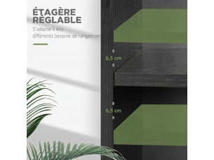 Etagère 60 cm coloris noir  