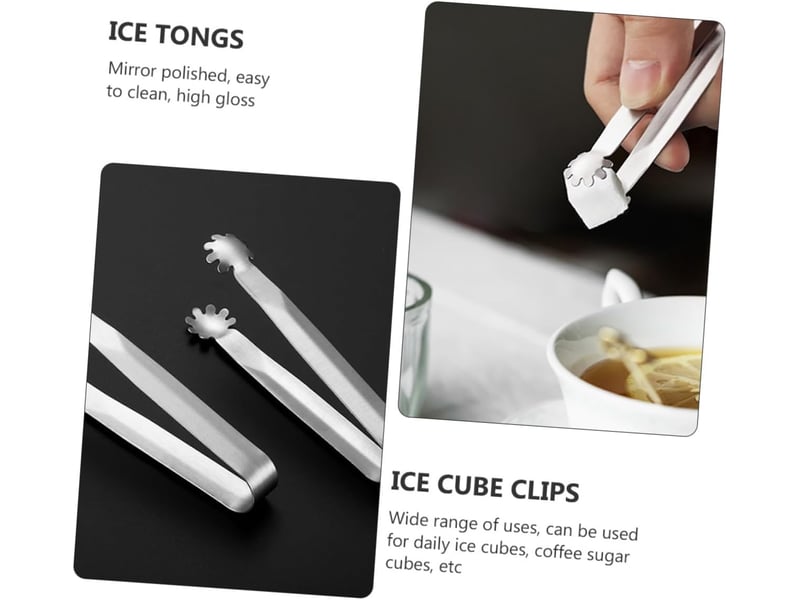  4 pièces pinces inox mini pour glaçons et sucre pratique pour buffet bar café thé mariage No Commercial reference - Conforama C