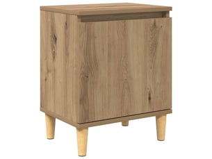 Table de chevet chêne artisanal 40 x 30 x 50 cm