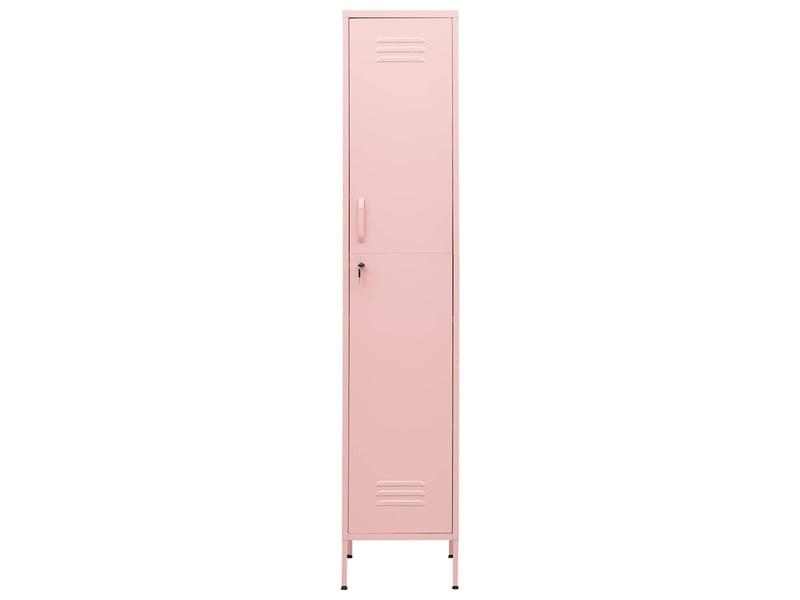  Armoire à casier, rangement de bureau rose 35x46x180 cm acier  - Conforama C