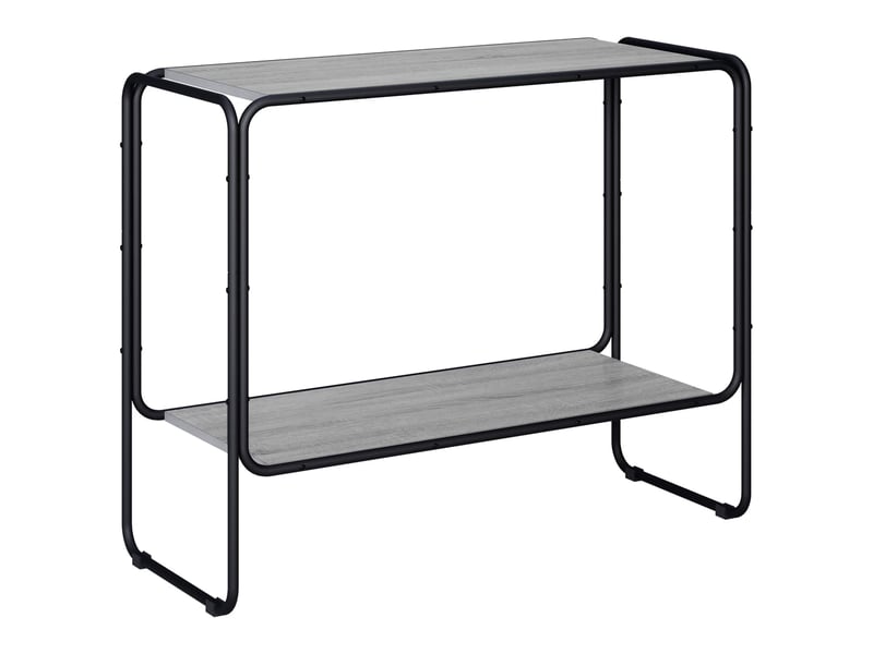  Buffet salon, buffet de rangement sonoma gris 93.5x38x75 cm bois d'ingénierie  - Conforama A