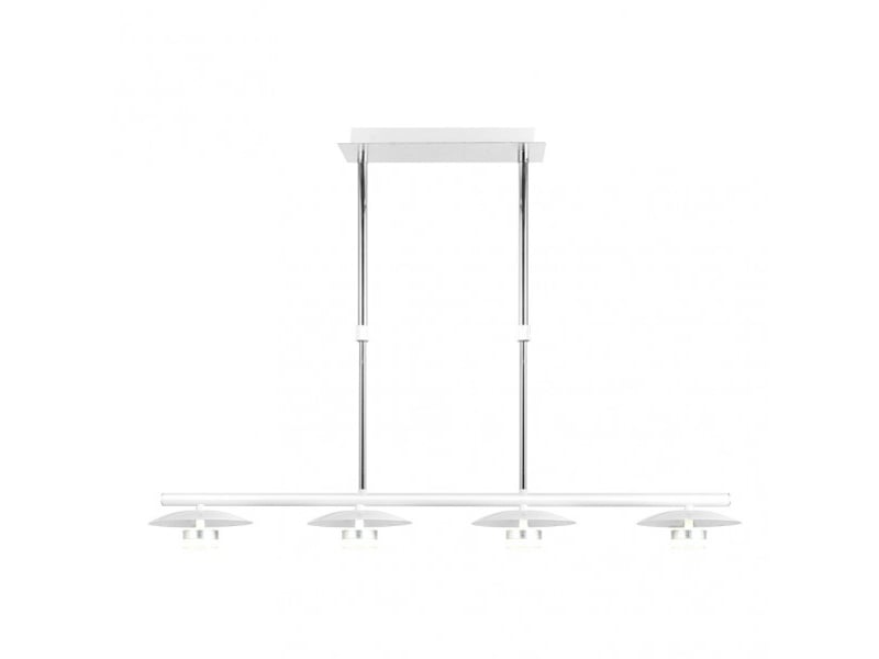  Fabrilamp ciudad del cabo, lampe, moderne, led, 24 w, 1920 lm, 4000 k, blancargenté, 40-62 x 85 x 15 cm 153654074 - Conforama C