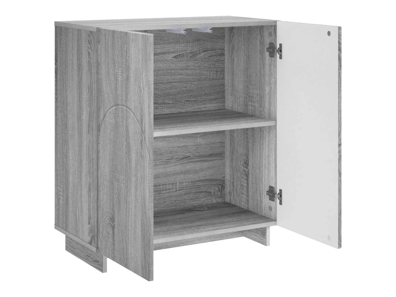  Buffet salon, buffet de rangement sonoma gris 67x34,5x75 cm bois d'ingénierie  - Conforama C