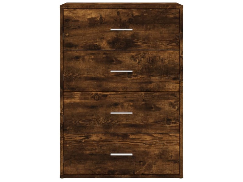  Buffets 2 pcs - bahut - meuble de rangement chêne fumé 60x31x84 cm bois d'ingénierie  - Conforama E