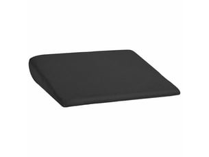 Coussin d'assise, coussin pour chaisecanapé noir 39 x 38 x 8,5 cm mousse pu cf51370