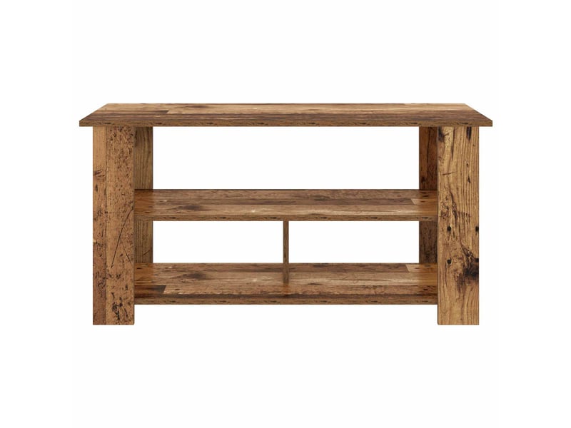  Support de télévision bois ancien 100x40x50 cm  - Conforama E