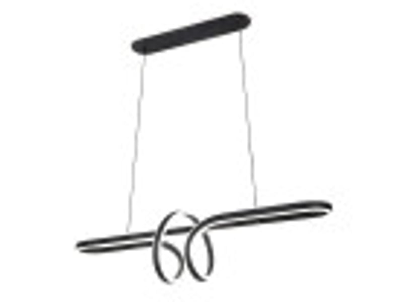  Fabrilamp nantes, suspension, moderne, led, 122 w, 9760 lm, 3000-4000-6000 k, noir, 35-108 x 98 x 25 cm 223790209 - Conforama B