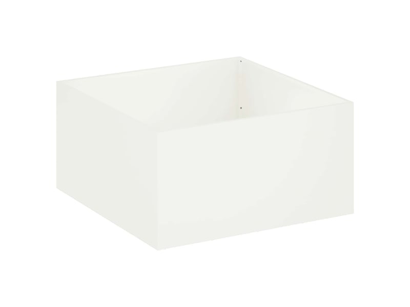  Jardinière - cache-pot de jardin 2 pcs blanc 80 x 80 x 40 cm  - Conforama C