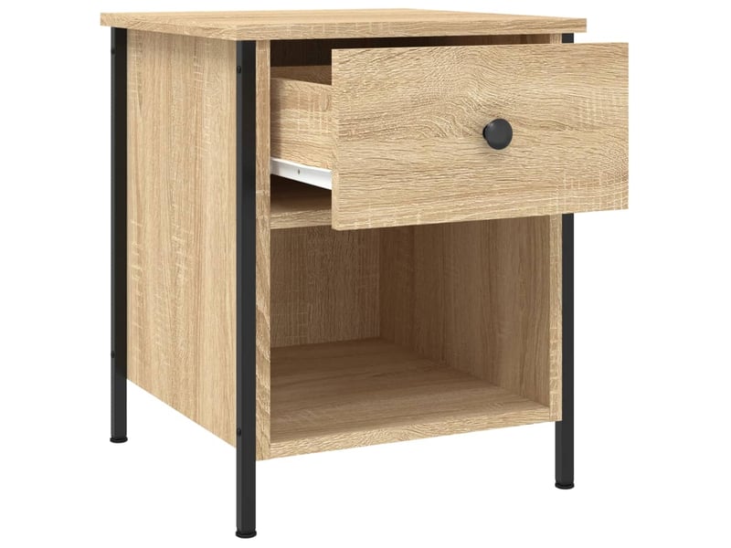  Table de chevet - cabinet de chevet - table de nuit chêne sonoma 40x42x50 cm bois d'ingénierie  - Conforama D